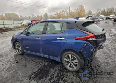 2019 Nissan Leaf S Plus из США, поврежденный, VIN 1N4BZ1CP7KC312191